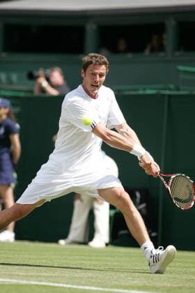 Marat Safin (Russland) -  Tennis Herren All England Championships 2008, Grand Slam, ATP Tour Einzelbild Wimbledon London Dynamik,