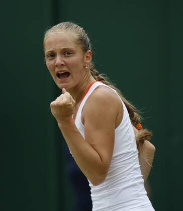 Anna Chakvetadze (Russland) - Jubel Tennis Damen All England Championships 2008, Grand Slam, WTA Tour Einzelbild Wimbledon London Freude,