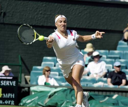 Svetlana Kuznetsova (Russland) -  Tennis Damen All England Championships 2008, Grand Slam, WTA Tour Einzelbild Wimbledon London Dynamik,