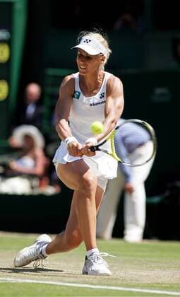 Elena Dementieva (Russland) -  Tennis Damen All England Championships 2008, Grand Slam, WTA Tour Einzelbild Wimbledon London