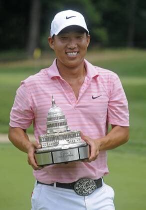 Anthony Kim (USA) - Sieger der AT&T National 2008 -  (WAP20080706317) Golf Herren AT&T National 2008, AT & T, PGA Tour Einzelbild Potomac Freude,