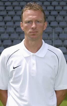 Fußball, Trainerhistorie, Wuppertaler SV Co Trainer Jörg Jung (Wuppertaler SV Borussia) Fußball Herren 3. Liga 2008 2009, Wuppertaler SV, Präsentation, Pressetermin, Porträttermin o0 WSV Porträt Wuppertal