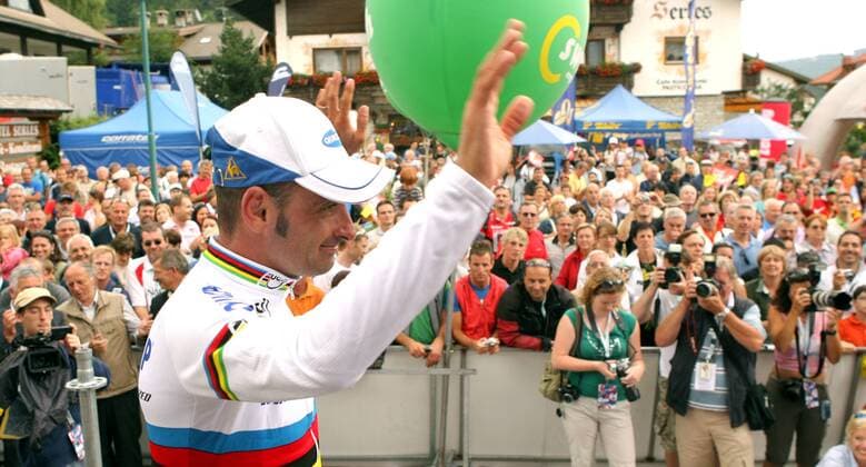 Paolo Bettini (Italien Quick Step) gewinnt die 1. Etappe der Österreich Rundfahrt 2008 -  Radsport Herren Österreich Rundfahrt 2008, Straßenradsport, Straße, Rad, Totale 1. Etappe: Klausen - Toblach