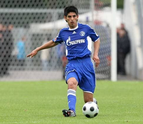 Carlos Zambrano (Schalke) Fußball 1. BL Herren Saison 2008 2009, Test, Testspiel, FC Schalke 04 Einzelbild Wattenscheid Dynamik,
