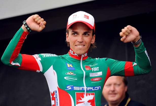 Thomas Rohregger (Österreich ELK) gewinnt die Österreich Rundfahrt 2008 -  Radsport Herren Österreich Rundfahrt 2008, Österreichrundfahrt, Straßenradsport, Straße, Rad Einzelbild 7. Etappe: Podersdorf - Wien Freude,