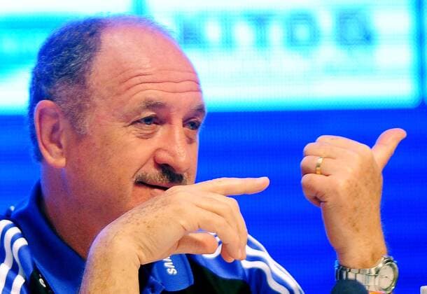 Trainer Luiz Felipe Scolari (Chelsea) in Guangzhou -  Fußball Herren English Premier League 2008 2009, 1. Englische Liga FC London Einzelbild Guangzhou