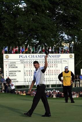 Padraig Harrington (Irland) - (Icon36908082102222) Golf Herren Gold PGA Championship 2008, Tour Einzelbild Bloomfield Township EDITORIAL USE ONLY