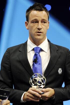 John Terry (Chelsea FC London England) ist bester Abwehrspieler der abgelaufenen Champions League Saison 2007 2008 -  (pan27683) Fußball EC 1 Herren Champions League Auslosung 2008 2009, Ziehung, Gruppenziehung, Gruppenauslosung, Gruppen Einzelbild Monaco o0 Monte Carlo Nachdenklichkeit,