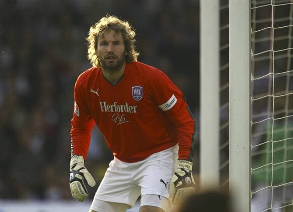 Torwart Stefan Wessels (Osnabrück) Fußball 2. BL Herren Saison 2008 2009, VfL Osnabrück Einzelbild Hamburg Konzentration,
