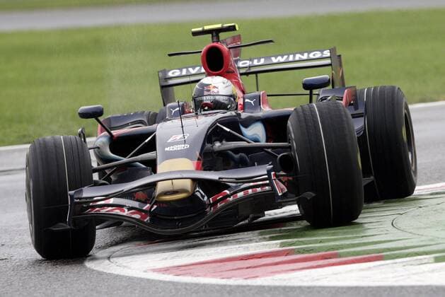 Sebastian Vettel (Deutschland Toro Rosso) in seinem Boliden Motorsport Grand Prix Herren Großer Preis von Italien 2008, Formel 1 Weltmeisterschaft, F1, F, GP, WM Einzelbild Monza