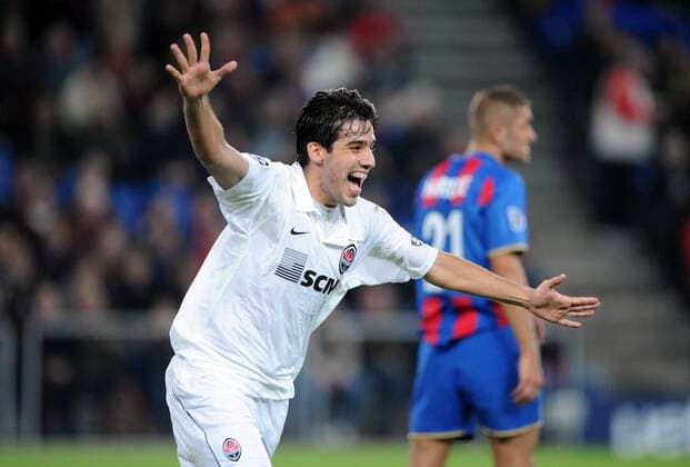 Ilsinho (Donezk) - Torjubel - Fußball EC 1 Herren Champions League 2008 2009, Schachtjor Donetsk Einzelbild Basel