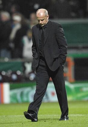 Trainer Thomas Schaaf (Bremen) enttäuscht Fußball EC 1 Herren Champions League 2008 2009, SV Werder Bremen Einzelbild Bremen
