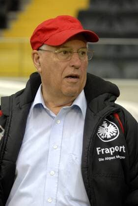 Vizepräsident Klaus Lötzbeier (Eintracht Frankfurt) Fußball 1. BL Herren Regionalliga Süd 2008 2009, Eintracht Frankfurt II, Amateure, Amat, A, U23, U 23, Porträt Frankfurt M.