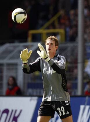Torwart Ralf Fährmann (Schalke) Fußball 1. BL Herren Saison 2008 2009, FC Schalke 04 Einzelbild Dortmund