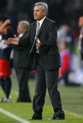 Trainer Javier Aguirre (Atletico Madrid) -  Fußball EC 1 Herren Champions League 2008 2009, Einzelbild Eindhoven