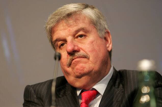 UEFA Kommunikationsdirektor William Gaillard während der Konferenz der europäischen Nationaltrainer 2008 -  Fußball Herren 8. UEFA Konferenz der europäischen Nationaltrainer 2008, Tagung, Kongress, Versammlung, Einzelbild Wien
