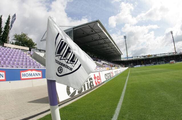 Fußball, Stadiongeschichte VfL Osnabrück OsnaTel Arena, Heimspielstätte des VfL Osnabrück Fußball 2. BL Herren Saison 2008 2009, Totale OsnaTelArena Osnabrück