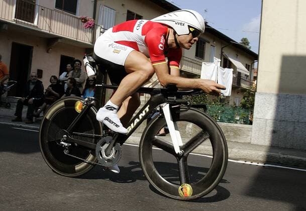 Bert Grabsch (Deutschland) -  (pan28061) Radsport WM Herren WM 2008, Rad, Straße, Straßenradsport, Zeitfahren, Einzelzeitfahren Einzelbild Varese