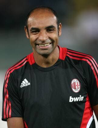 Emerson (AC Mailand) -  Fußball Herren Serie A 2008 2009, 1. Liga, AC Milan Porträt Reggina Freude,