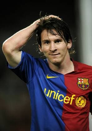 Lionel Messi (FC Barcelona) -  Fußball Herren Primera Division 2008 2009, 1. Liga, Barca Einzelbild Barcelona
