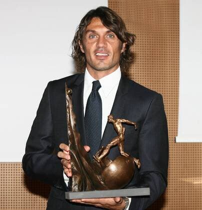 Paolo Maldini, 50. Geburtstag am 26. Juni Preisträger Paolo Maldini (Italien AC Mailand) während der Auszeichnung Il Bello del Calcio 2008 -  Fußball Herren Il Bello del Calcio 2008, Preisverleihung, Auszeichnung, Spielerauszeichnung, Ehrung, Spielerehrung Einzelbild Mailand