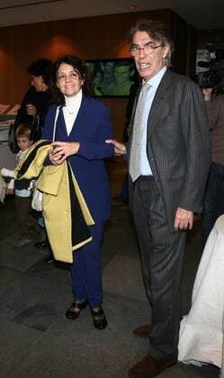 Präsident Massimo Moratti (Inter Mailand Italien) mit seiner Ehefrau Milly während der Auszeichnung Il Bello del Calcio 2008 -  Fußball Herren Il Bello del Calcio 2008, Preisverleihung, Auszeichnung, Spielerauszeichnung, Ehrung, Spielerehrung Gruppe Mailand