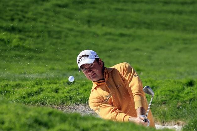 Graeme McDowell (Nordirland) - (Icon36908103001a) Golf Herren Volvo Masters 2008, PGA European Tour Einzelbild Valderrama Golf Club Sotogrande Dynamik, EDITORIAL USE ONLY