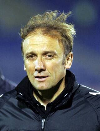 Co Trainer Goran Stevanovic (Partizan Belgrad) -  Fußball Herren Meridian Super Liga 2008 2009, 1. serbische Liga, FK Porträt Belgrad