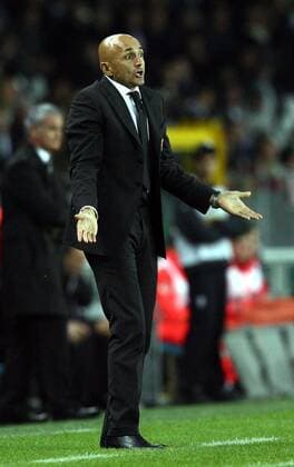 Trainer Luciano Spalletti (AS Rom) -  Fußball Herren Serie A 2008 2009, 1. Italienische Liga, AS Roma Einzelbild Turin