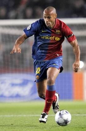 Thierry Henry (FC Barcelona) -  (pan18584) Fußball EC 1 Herren Champions League 2008 2009, Barca Einzelbild Barcelona Dynamik,