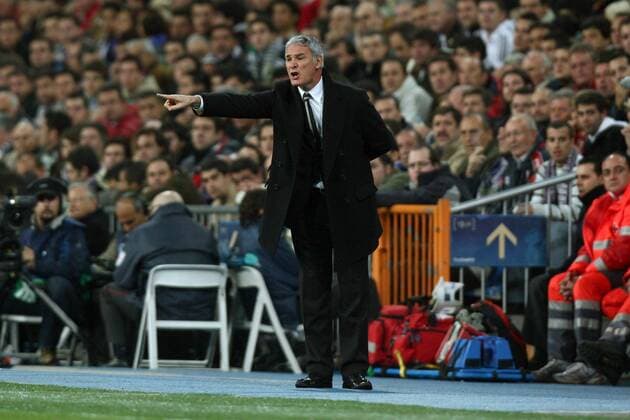 Trainer Claudio Ranieri (Juventus Turin) gibt Anweisungen -  Fußball EC 1 Herren Champions League 2008 2009, Juventus Turin, Juve Einzelbild Madrid Wut,