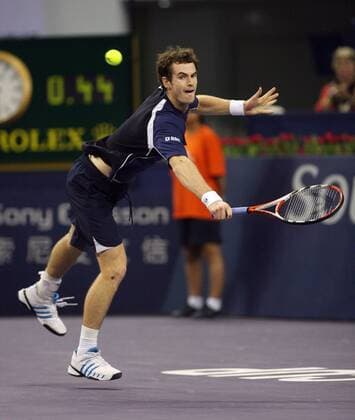 Andy Murray (Großbritannien) Tennis WM Herren ATP Masters Cup 2008, Series, Tour Einzelbild Shanghai
