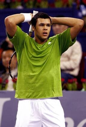 Jo Wilfried Tsonga (Frankreich) enttäuscht -  Tennis WM Herren ATP Masters Cup 2008, Tour, Series Einzelbild Shanghai