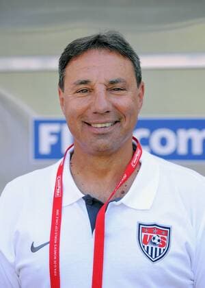 Nationaltrainer Tony DiCicco (USA U20) - Fußball WM Damen U20 Frauen WM 2008, U 20, Frauenfußball, Länderspiel, Nationalteam Porträt Chillan Freude,