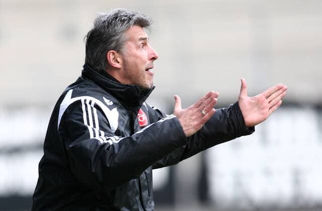 Trainer Rene Müller (Nürnberg II) Fußball Herren Regionalliga Süd 2008 2009, 1. FC Nürnberg Amateure, Amat, A, II U23 U 23 Einzelbild Mannheim