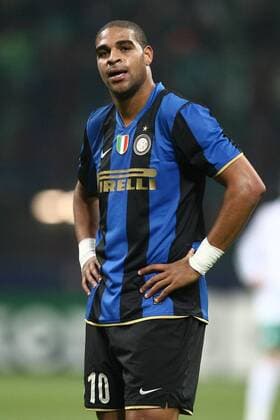 Adriano (Inter Mailand) enttäuscht -  Fußball EC 1 Herren Champions League 2008 2009, FC Internazionale Mailand Einzelbild Mailand