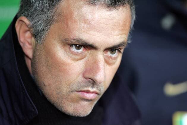 Trainer Jose Mourinho (Inter Mailand) enttäuscht -  Fußball Herren Serie A 2008 2009, 1. Italienische Liga, FC Internazionale Mailand Porträt Rom