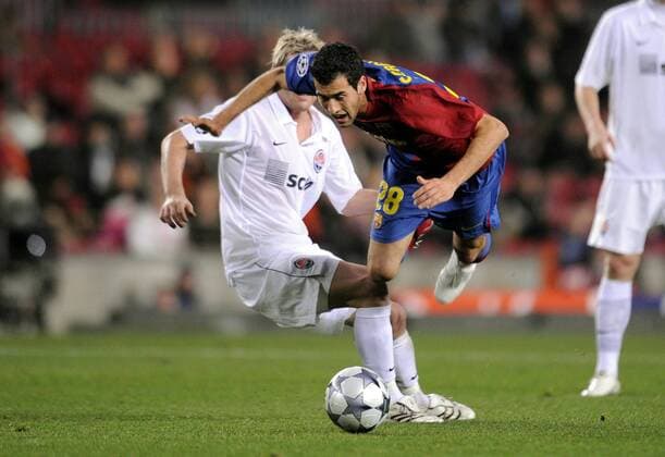 Sergio Busquets (FC Barcelona) -  (pan29076) Fußball EC 1 Herren Champions League 2008 2009, FC Barcelona - Schachtjor Donezk, Barca Gruppe Barcelona Dynamik,