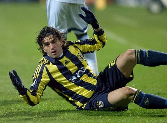 Ugur Boral (Fenerbahce) -  Fußball EC 1 Herren Champions League 2008 2009, Fenerbahce Istanbul Einzelbild Kiew