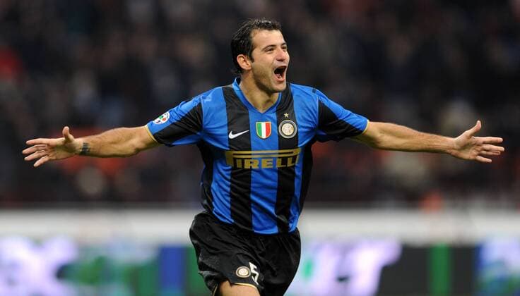 Dejan Stankovic (Inter Mailand) - Torjubel -  Fußball Herren Serie A 2008 2009, 1. Italienische Liga, FC Internazionale Mailand, Einzelbild Mailand Freude,