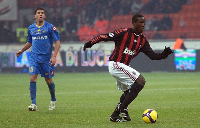 Rodney Strasser (AC Mailand) - Fußball Herren Serie A 2008 2009, 1. Italienische Liga, AC Milan - Udinese Calcio 5:1, Udine Einzelbild Mailand