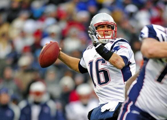 Matt Cassel (New England Patriots) - (Icon756081228010) American Football Herren NFL 2008 2009 Einzelbild New York, NY N Y Dynamik, EDITORIAL USE ONLY