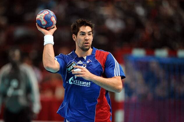 Nikola Karabatic (Frankreich) -  (pan29416) Handball Länderspiel Herren Tournoi de Paris 2009, Freundschaftsspiel, Test, Testspiel, Nationalteam, Nationaltrikot Einzelbild Paris