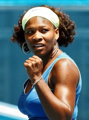 Serena Williams (USA) - Jubel -  Tennis Damen Australian Open 2009, Grand Slam, WTA Tour Einzelbild Melbourne Freude,