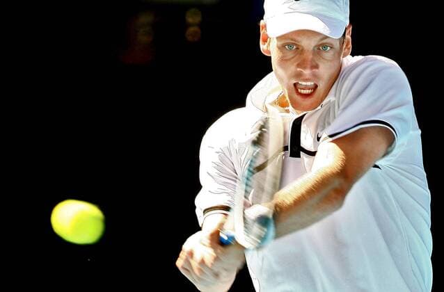 Tomas Berdych (Tschechien) -  Tennis Herren Australian Open 2009, Grand Slam, ATP Tour Einzelbild Melbourne