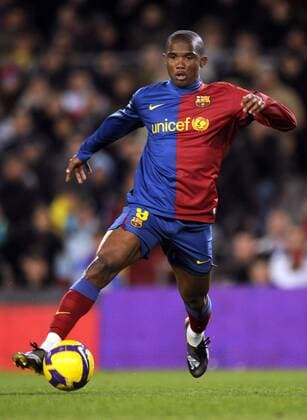 Samuel Etoo (FC Barcelona) -  (pan29594) Fußball Herren Primera Division 2008 2009, 1. Spanische Liga, FC Barcelona, Barca, Vdig Einzelbild Barcelona Dynamik,