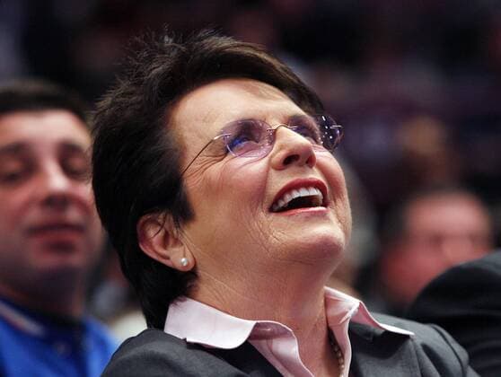Billie Jean King (USA), -  (NYP20090126101) Basketball Herren NBA 2008 2009 Porträt New York, NY, N Y