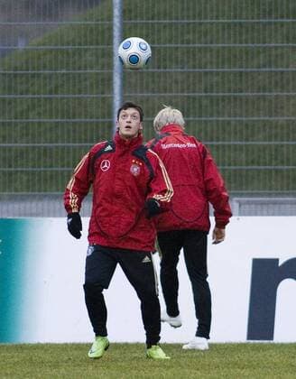 Mesut Özil (Deutschland) Fußball Herren Nationalteam 2009, Training, Vdig Gruppe Düsseldorf