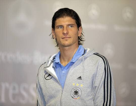 Mario Gomez (Deutschland) - Pressekonferenz Fußball Herren Nationalteam 2009, Pressekonferenz, Pressetermin Porträt Düsseldorf