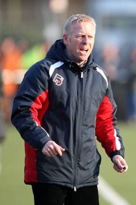 Trainer Uwe Weidemann (Uerdingen) Fußball Herren Niederrheinliga 2008 2009, KFC Uerdingen 05 Einzelbild Homberg